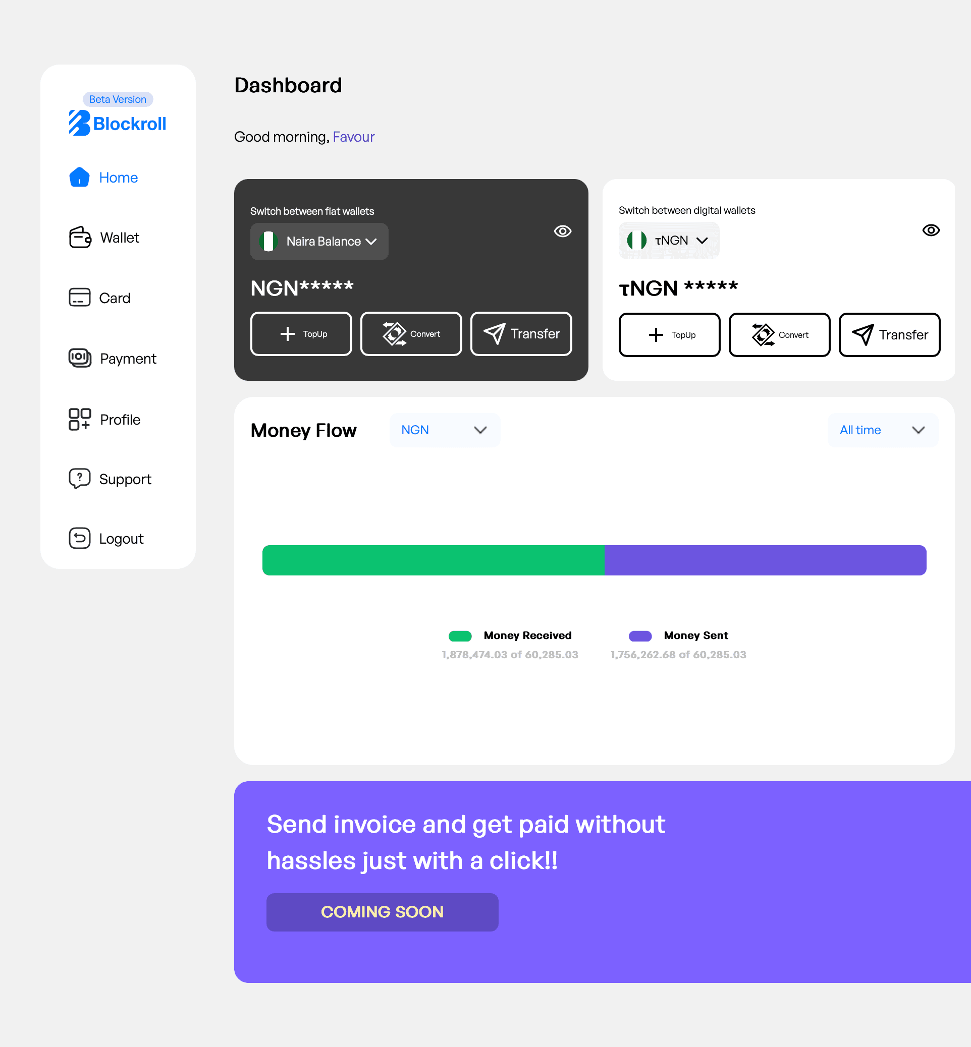 Blockroll - Fintech Platform